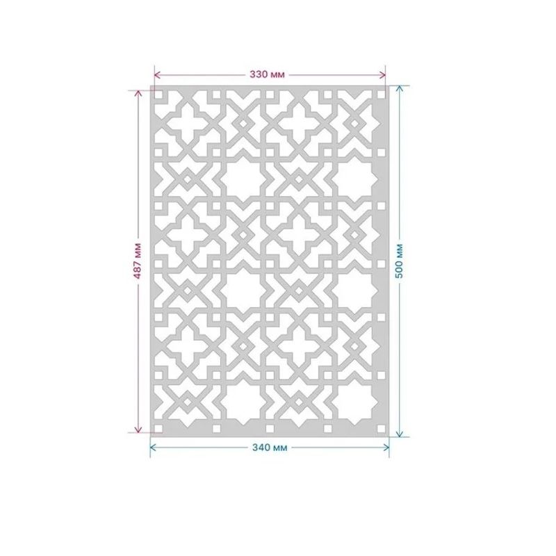 Casa si Gradina - Decoratiuni - DIY - Sabloane decorative pereti - Sablon Perete vopsire, tencuiala Faianta Marocana model MXSP7664 marime 340 x500 mm - Infinity.ro