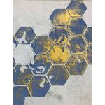 Casa si Gradina - Decoratiuni - DIY - Sabloane decorative pereti - Sablon fagure de miere 53,3 x 35,3 cm, 0.7 mm, pentru pereti, pentru tencuiala MXSP7665 - Infinity.ro