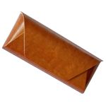 Ingrijire personala si Cosmetice - Sanatate si wellness - Optica medicala - Accesorii intretinere ochelari si lentile - Port ochelari, vedere si soare, cafeniu, inchidere magnetica, 15,5x6 cm, protectie sporita - Infinity.ro