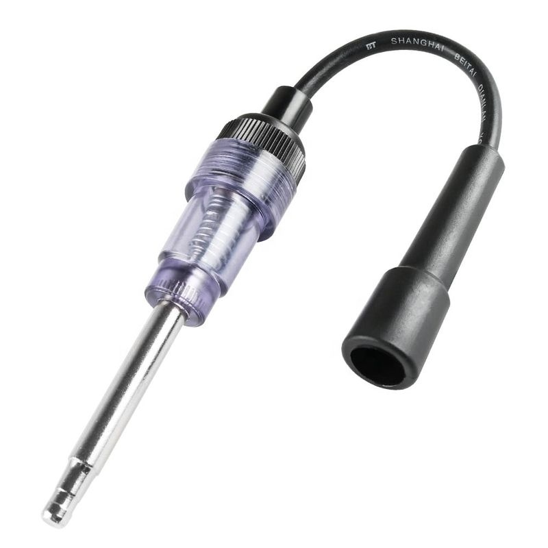 Auto si Moto - Reparatii si depanare - Scule auto - Testere si multimetre - Tester scanteie bujie in linie Techstar, universal auto/moto/ATV, cu indicator luminos, diagnostic rapid „no spark” - Infinity.ro
