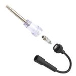 Auto si Moto - Reparatii si depanare - Scule auto - Testere si multimetre - Tester scanteie bujie in linie Techstar, universal auto/moto/ATV, cu indicator luminos, diagnostic rapid „no spark” - Infinity.ro