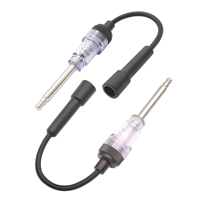 Auto si Moto - Reparatii si depanare - Scule auto - Testere si multimetre - Tester scanteie bujie in linie Techstar, universal auto/moto/ATV, cu indicator luminos, diagnostic rapid „no spark” - Infinity.ro