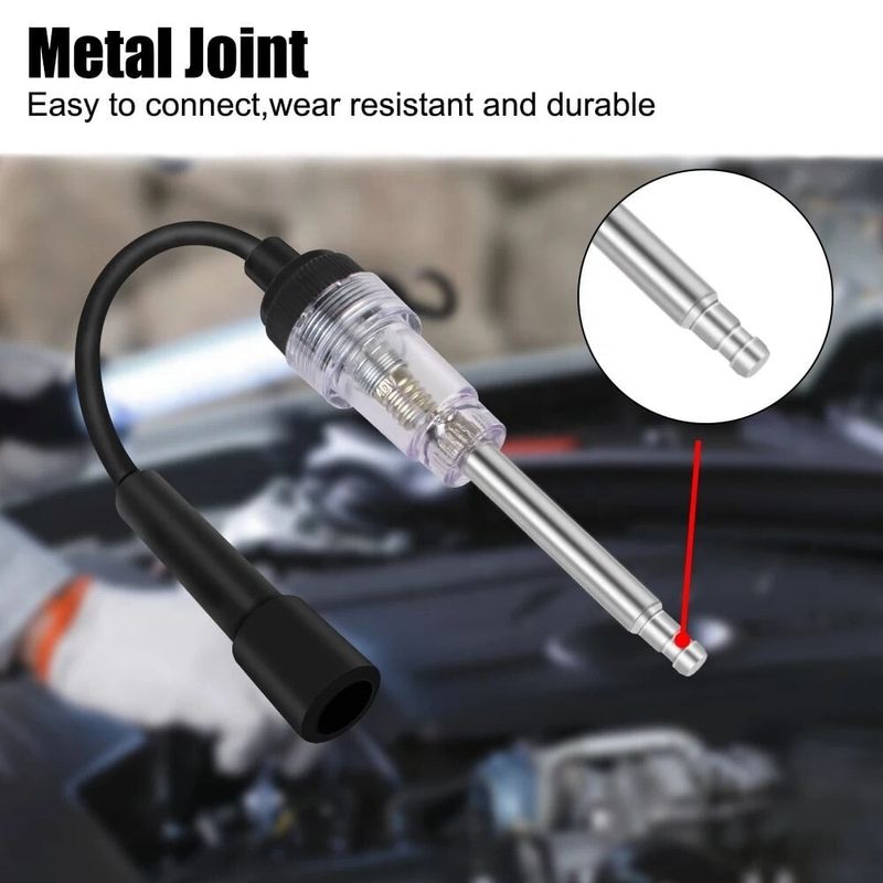 Auto si Moto - Reparatii si depanare - Scule auto - Testere si multimetre - Tester scanteie bujie in linie Techstar, universal auto/moto/ATV, cu indicator luminos, diagnostic rapid „no spark” - Infinity.ro