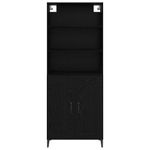 Casa si Gradina - Mobilier - Comode si corpuri - Comode - Bufet Pe perete 2 pcs Stejar negru Lemn compozit - Infinity.ro