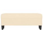 Casa si Gradina - Mobilier - Canapele si coltare - Banchete - Banca, crem, 100x35x41 cm, textil - Infinity.ro