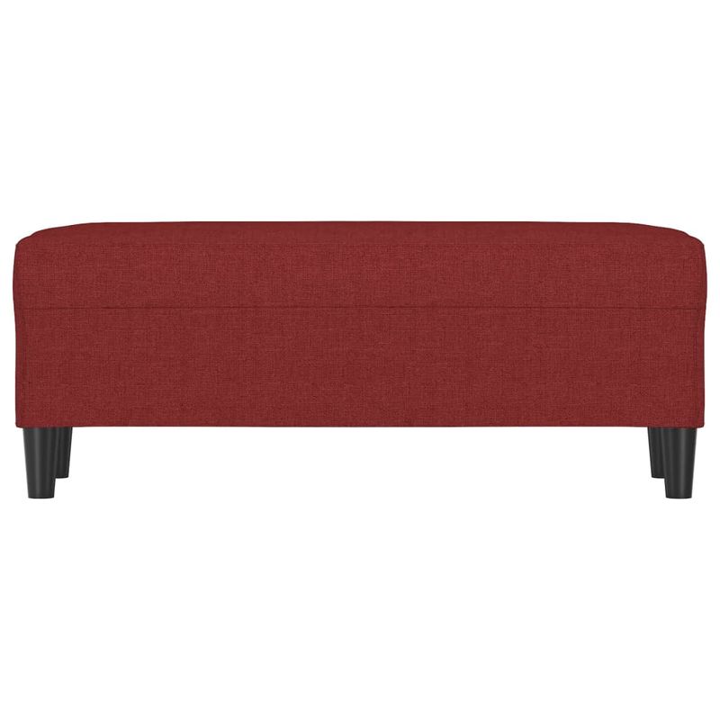 Casa si Gradina - Mobilier - Canapele si coltare - Banchete - Banca, rosu vin, 100x35x41 cm, textil - Infinity.ro
