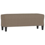 Casa si Gradina - Mobilier - Canapele si coltare - Banchete - Banca, gri taupe, 100x35x41 cm, textil - Infinity.ro