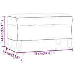 Casa si Gradina - Mobilier - Canapele si coltare - Banchete - Banca, crem, 70x35x41 cm, textil - Infinity.ro