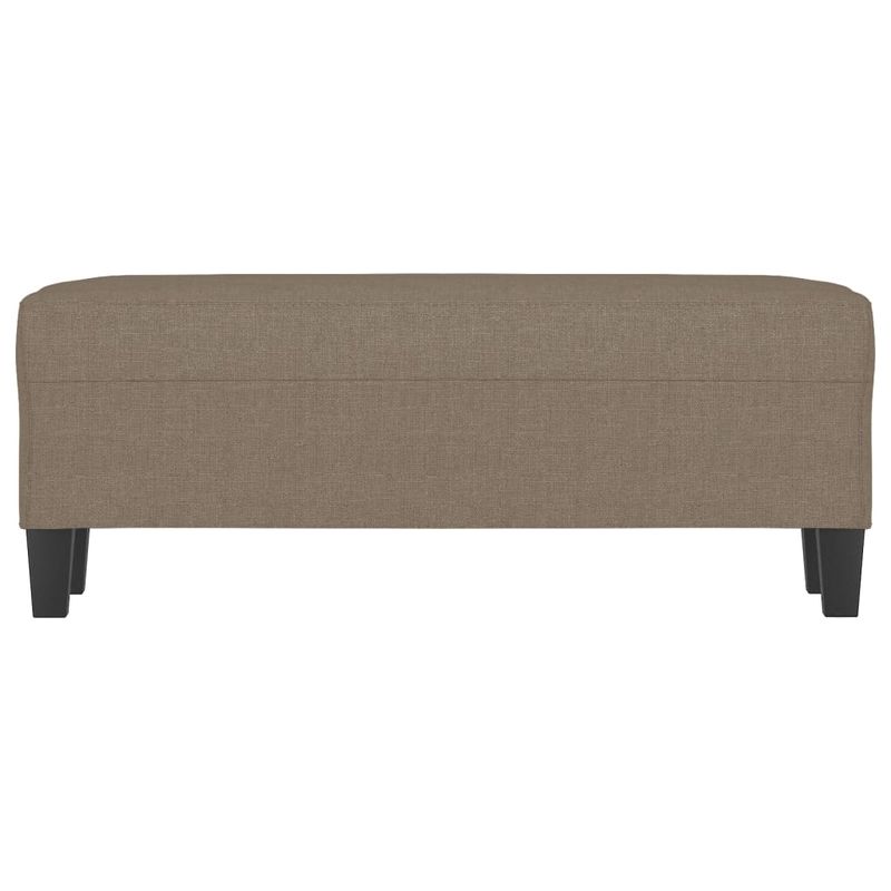 Casa si Gradina - Mobilier - Canapele si coltare - Banchete - Banca, gri taupe, 100x35x41 cm, textil - Infinity.ro