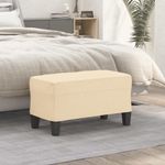 Casa si Gradina - Mobilier - Canapele si coltare - Banchete - Banca, crem, 70x35x41 cm, textil - Infinity.ro