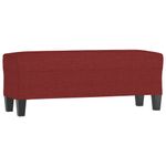 Casa si Gradina - Mobilier - Canapele si coltare - Banchete - Banca, rosu vin, 100x35x41 cm, textil - Infinity.ro