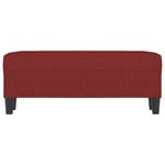 Casa si Gradina - Mobilier - Canapele si coltare - Banchete - Banca, rosu vin, 100x35x41 cm, textil - Infinity.ro