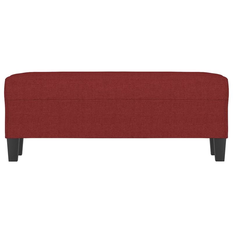 Casa si Gradina - Mobilier - Canapele si coltare - Banchete - Banca, rosu vin, 100x35x41 cm, textil - Infinity.ro