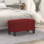 Casa si Gradina - Mobilier - Canapele si coltare - Banchete - Banca, rosu vin, 70x35x41 cm, textil - Infinity.ro