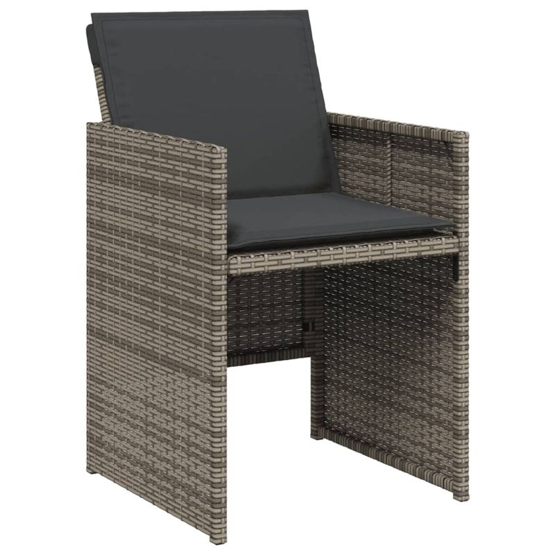 Casa si Gradina - Gradina si terasa - Mobilier exterior - Seturi mobila gradina - Set mobilier de gradina cu perne, 5 piese, gri, poliratan - Infinity.ro