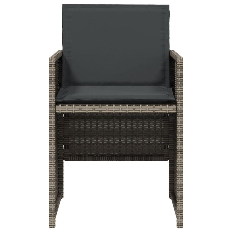 Casa si Gradina - Gradina si terasa - Mobilier exterior - Seturi mobila gradina - Set mobilier de gradina cu perne, 5 piese, gri, poliratan - Infinity.ro
