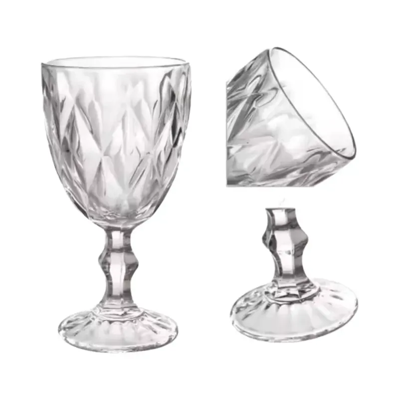 Casa si Gradina - Bucatarie si vesela - Cani si pahare - Pahare - Set 6 Pahare Aperitiv din Sticla cu Picior si Model Elegant Capacitate 60 ml Design Vintage Ideal pentru Lichior – ABYZ™ - Infinity.ro