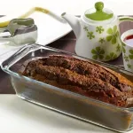 Casa si Gradina - Bucatarie si vesela - Vase pentru gatit - Tavi copt - Tava Termorezistenta din Sticla Borosilicata 1,12L Ideala pentru Chec, Cozonac si Preparare la Cuptor ABYZ™ - Infinity.ro