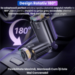 Laptop, Telefoane si Tablete - Telefoane mobile si accesorii - Accesorii Telefoane - Incarcatoare telefoane - Incarcator Auto 5-in-1 cu Cabluri Retractabile Type-C 45W PD si Lightning, Aromaterapie Fara Apa, Lumina LED Starry Sky - Infinity.ro