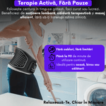 Ingrijire personala si Cosmetice - Sanatate si wellness - Articole wellness - Aparate si dispozitive de masaj - Centura Masaj Lombar cu Incalzire 4 Trepte si Compresie cu Aer 4 Perne, Masaj Vibratoriu 3 Niveluri, Wireless - Infinity.ro