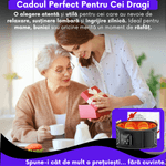 Ingrijire personala si Cosmetice - Sanatate si wellness - Articole wellness - Aparate si dispozitive de masaj - Centura Masaj Lombar cu Incalzire 4 Trepte si Compresie cu Aer 4 Perne, Masaj Vibratoriu 3 Niveluri, Wireless - Infinity.ro