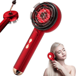 Ingrijire personala si Cosmetice - Sanatate si wellness - Articole wellness - Aparate si dispozitive de masaj - Perie de Masaj Electrica pentru Scalp, Lumina Rosie si Albastra 660nm, Aplicator de Uleiuri, 1500 mAh, Rezistent la Apa - Infinity.ro