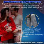 Ingrijire personala si Cosmetice - Sanatate si wellness - Articole wellness - Aparate si dispozitive de masaj - Rola de Masaj Electrica 3D  cu Vibratii 4 Niveluri, Autonomie 2200 mAh si Incarcare USB, Compacta si Portabila, - Infinity.ro