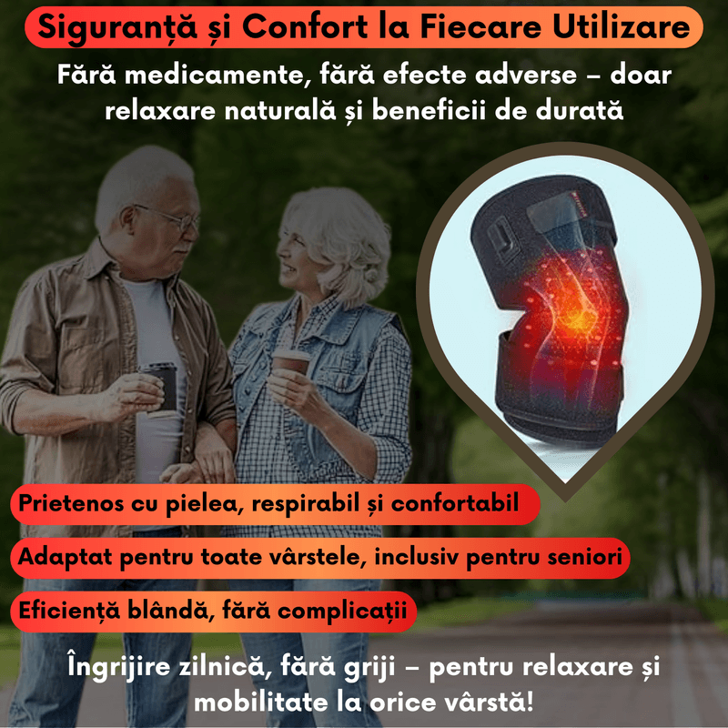 Ingrijire personala si Cosmetice - Sanatate si wellness - Articole wellness - Aparate si dispozitive de masaj - Dispozitiv Terapie Lumina Rosie si Infrarosie pentru Articulatii – 96 LED-uri, Incalzire si Modul Puls, Caldura Blanda - Infinity.ro