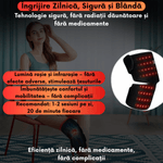 Ingrijire personala si Cosmetice - Sanatate si wellness - Articole wellness - Aparate si dispozitive de masaj - Dispozitiv Terapie Lumina Rosie si Infrarosie pentru Articulatii – 96 LED-uri, Incalzire si Modul Puls, Caldura Blanda - Infinity.ro