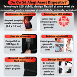 Ingrijire personala si Cosmetice - Sanatate si wellness - Articole wellness - Aparate si dispozitive de masaj - Dispozitiv Terapie Lumina Rosie si Infrarosie pentru Articulatii – 96 LED-uri, Incalzire si Modul Puls, Caldura Blanda - Infinity.ro