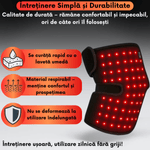 Ingrijire personala si Cosmetice - Sanatate si wellness - Articole wellness - Aparate si dispozitive de masaj - Dispozitiv Terapie Lumina Rosie si Infrarosie pentru Articulatii – 96 LED-uri, Incalzire si Modul Puls, Caldura Blanda - Infinity.ro