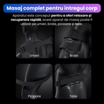 Ingrijire personala si Cosmetice - Sanatate si wellness - Articole wellness - Aparate si dispozitive de masaj - Aparat de Masaj Tip Pistol cu 4 Capete Interschimbabile, Banda de Stretching, 5 Viteze Pana la 3200 RPM, Autonomie 4 ore - Infinity.ro