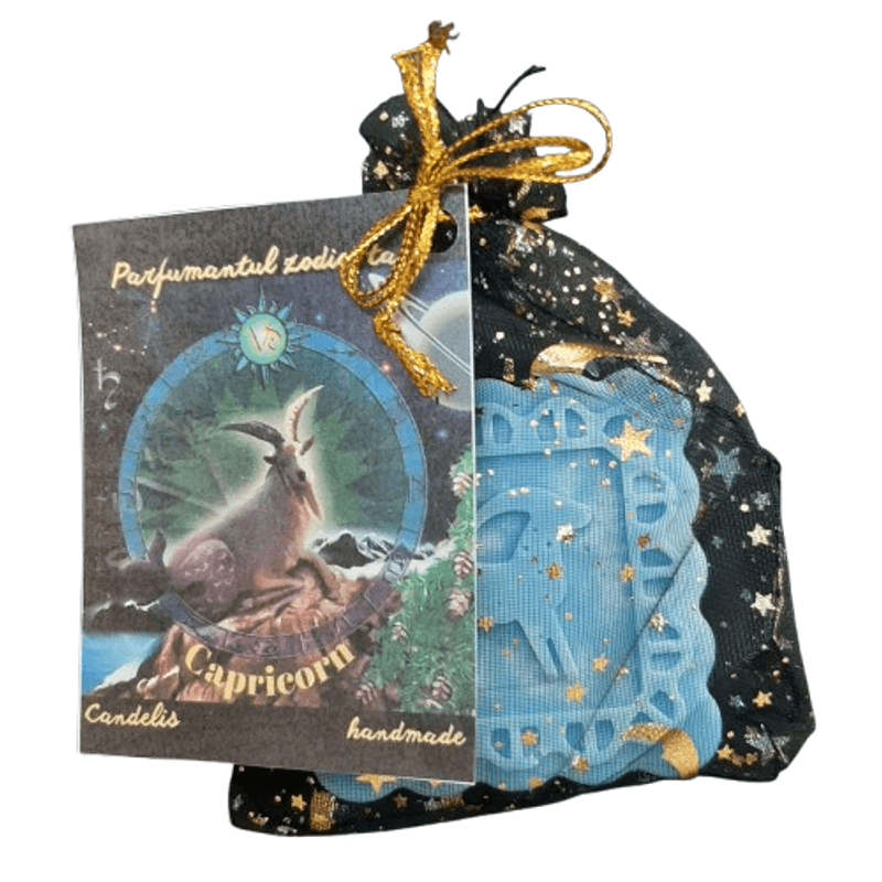Casa si Gradina - Decoratiuni - Aromaterapie si lumanari - Odorizante camera - Odorizant Zodia Ta, Capricorn – Ocean, Mosc, Vanilie, tableta parfumata dulap, handmade, Candelis, ceară soia 35g - Infinity.ro