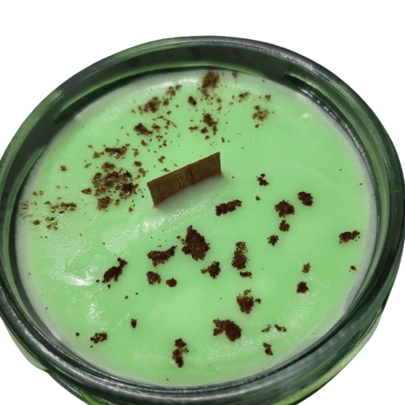 Casa si Gradina - Decoratiuni - Aromaterapie si lumanari - Lumanari si candele - Lumânare parfumată Antițânțari – Citronella, Eucalipt, Scortișoară, Cuișoare, handmade, 80g - Infinity.ro