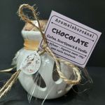 Casa si Gradina - Decoratiuni - Aromaterapie si lumanari - Ceara parfumata - Set difuzor Wax Melts si figurine de ceara de soia parfumata, Chocolate – Cafea, Scortisoara, Vanilie, aromaterapie - Infinity.ro