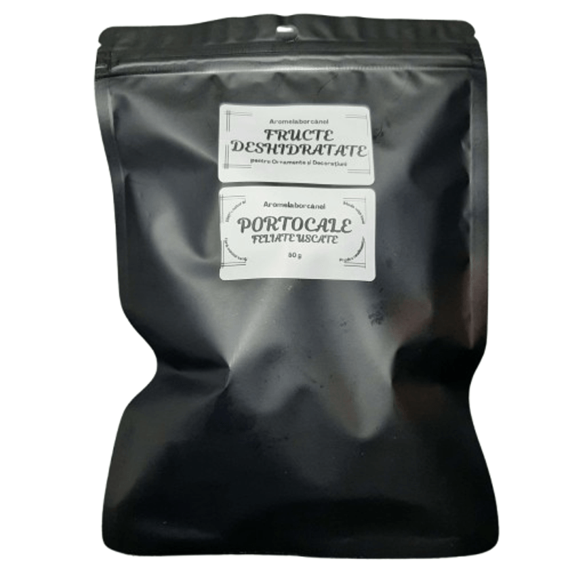 Casa si Gradina - Decoratiuni - Obiecte decorative - Accesorii decorative - Fructe deshidratate, uscate, decorative, Portocala, handmade, produs nealimentar, 50g - Infinity.ro