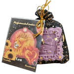 Casa si Gradina - Decoratiuni - Aromaterapie si lumanari - Odorizante camera - Odorizant Zodia Ta, Leu – Trandafir, Cedru, Bujor, tableta parfumata dulap, handmade, Candelis, ceară soia, 35g - Infinity.ro