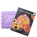 Casa si Gradina - Decoratiuni - Aromaterapie si lumanari - Odorizante camera - Odorizant Zodia Ta, Leu – Trandafir, Cedru, Bujor, tableta parfumata dulap, handmade, Candelis, ceară soia, 35g - Infinity.ro