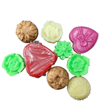 Casa si Gradina - Decoratiuni - Aromaterapie si lumanari - Lumanari si candele - Set Wax Melts figurine ceara soia parfumata, Mix – Chocolate, Sakura, Banana, Antitantari, Trandafir, handmade, 50g - Infinity.ro