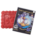 Casa si Gradina - Decoratiuni - Aromaterapie si lumanari - Odorizante camera - Odorizant Zodia Ta, Balanta – Pruna, Patchouli, Portocala rosie, tableta parfumata dulap, handmade, ceară soia, 35g - Infinity.ro