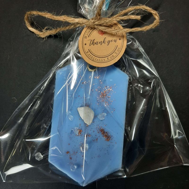 Casa si Gradina - Decoratiuni - Aromaterapie si lumanari - Odorizante camera - Parfumant dulap haine, Ocean Dreams – Note marine, Pepene Galben, Portocală roșie, Paciuli, Hexagon, handmade, 30g - Infinity.ro