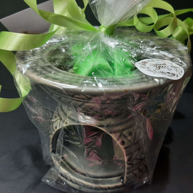 Casa si Gradina - Decoratiuni - Aromaterapie si lumanari - Lumanari si candele - Set difuzor Wax Melts si figurine ceara soia parfumata, Antitantari – Eucalipt, Scortisoara, Cuisoare, aromaterapie - Infinity.ro