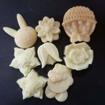 Casa si Gradina - Decoratiuni - Aromaterapie si lumanari - Lumanari si candele - Set Wax Melts figurine ceara soia parfumata, Banana Cake – Banana, Ciocolata, handmade, aromaterapie, 25g - Infinity.ro