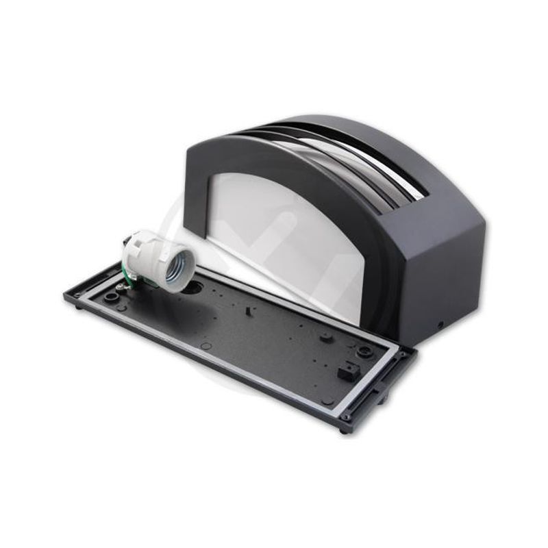 Casa si Gradina - Corpuri si surse de iluminat - Plafoniere, aplice si spoturi - Aplica pentru exterior Corso 6054-LVT, 1xE27, neagra, IP54, Masterled - Infinity.ro