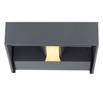 Casa si Gradina - Corpuri si surse de iluminat - Plafoniere, aplice si spoturi - Aplica de exterior din aluminiu antracit, lumina calda (3000K), 34168, Globo - Infinity.ro