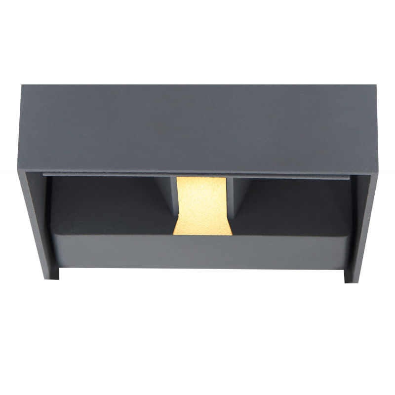 Casa si Gradina - Corpuri si surse de iluminat - Plafoniere, aplice si spoturi - Aplica de exterior din aluminiu antracit, lumina calda (3000K), 34168, Globo - Infinity.ro