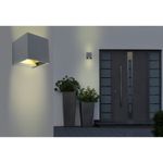 Casa si Gradina - Corpuri si surse de iluminat - Plafoniere, aplice si spoturi - Aplica de exterior din aluminiu antracit, lumina calda (3000K), 34168, Globo - Infinity.ro