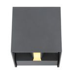 Casa si Gradina - Corpuri si surse de iluminat - Plafoniere, aplice si spoturi - Aplica de exterior din aluminiu antracit, lumina calda (3000K), 34168, Globo - Infinity.ro