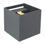 Casa si Gradina - Corpuri si surse de iluminat - Plafoniere, aplice si spoturi - Aplica de exterior din aluminiu antracit, lumina calda (3000K), 34168, Globo - Infinity.ro