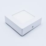 Casa si Gradina - Corpuri si surse de iluminat - Plafoniere, aplice si spoturi - Spot LED 6W Aplicat, Patrat, Braytron, 350lm, Lumina Rece (6500K), Alb - Infinity.ro